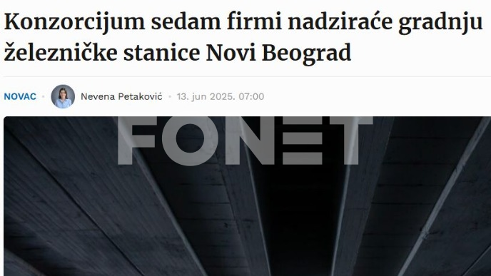 Konzorcijum nadzire stanicu